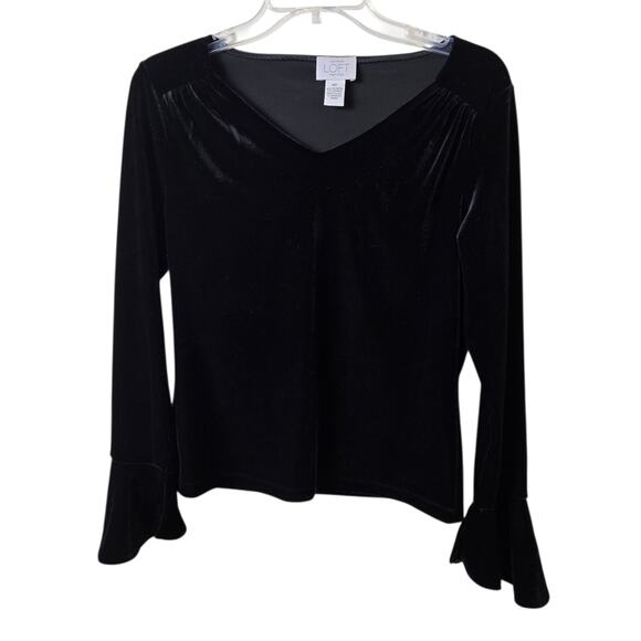 Vtg Black Velvet Top Whimiscal Dark Fairy Gothic Holiday Shimmer Whimisygoth MP - Picture 2 of 13